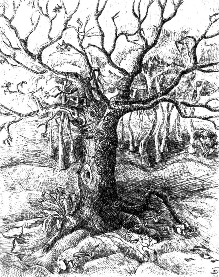 770x973 Magical Tree Drawing - Magical Tree Drawing