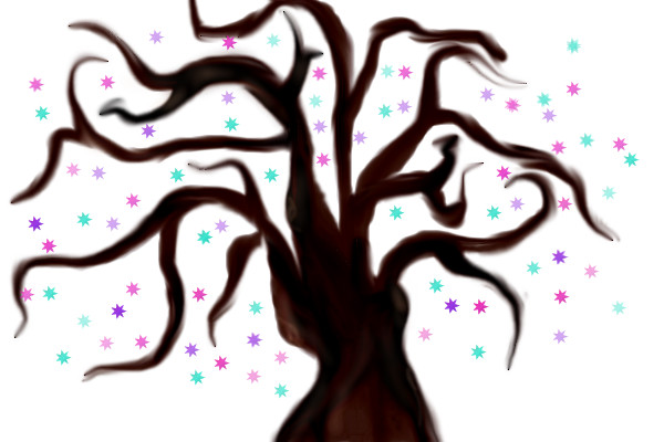 600x400 Magical Tree A Landscape Speedpaint Drawing - Magical Tree Drawing