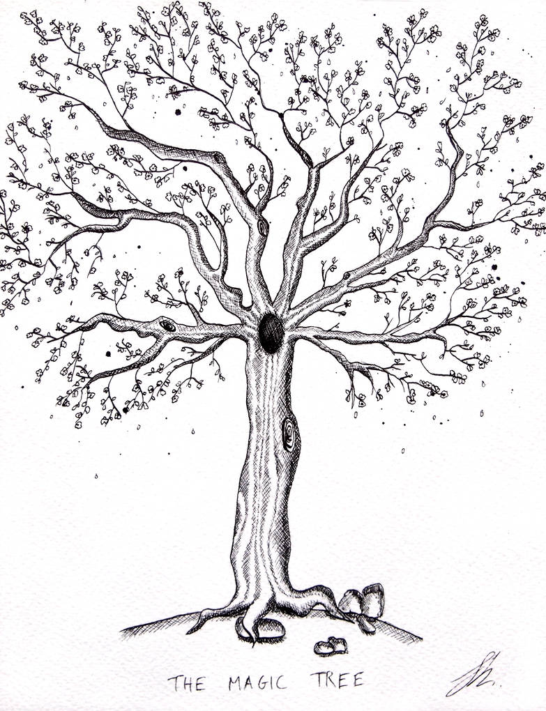 783x1020 The Magic Tree - Magical Tree Drawing