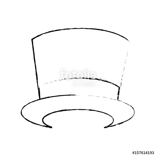 500x500 magician hat accesory icon vector illustration graphic design - Magician Hat Drawing
