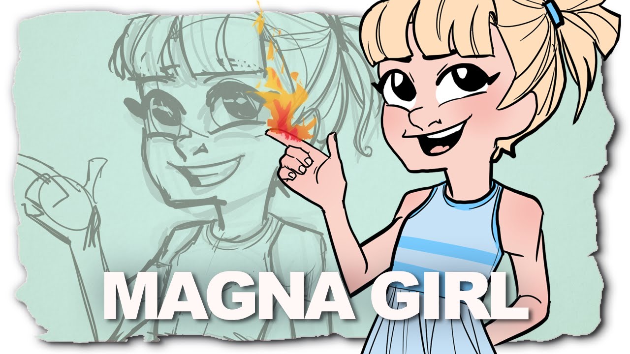1280x720 Introducingmagna Girl! - Magna Drawing