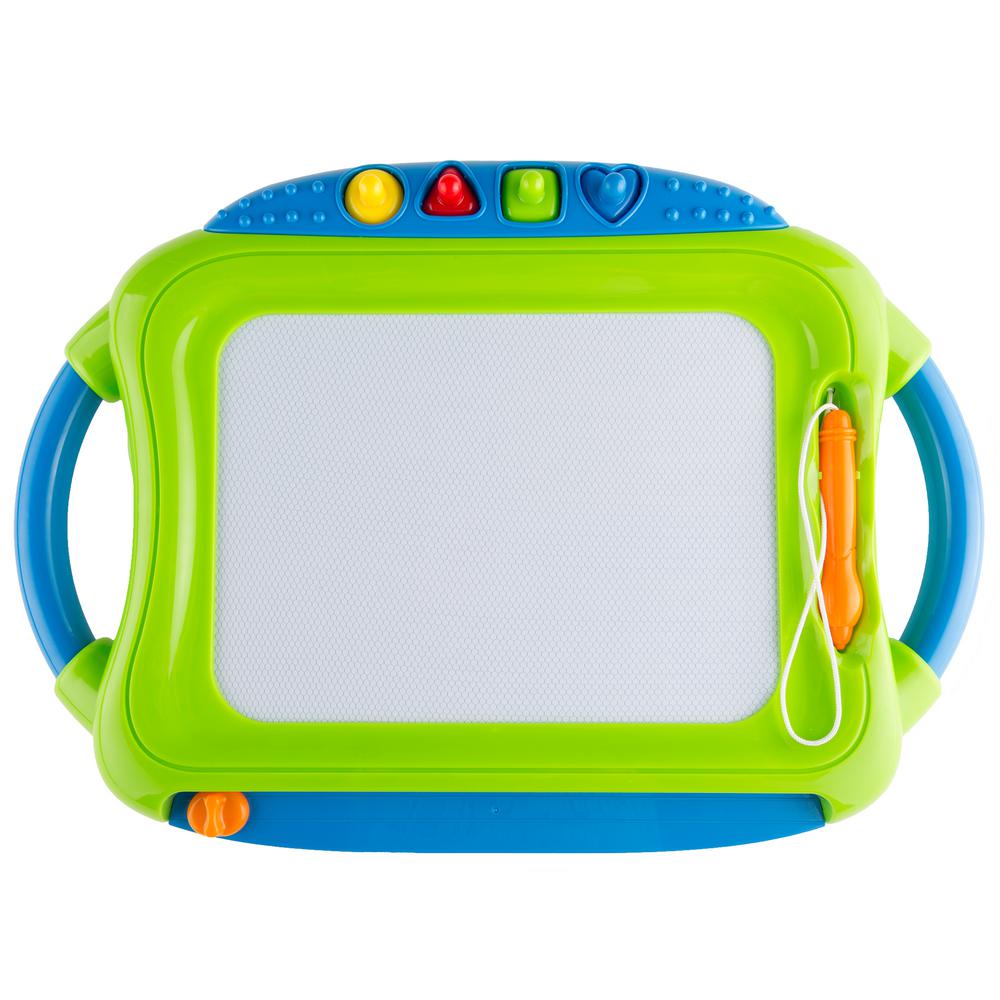 1000x1000 Hey! Play! Multi Color Magnetic Drawing Board With Accessories - Magnetic Drawing Board