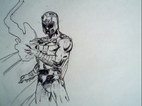 480x360 How To Draw Magneto - Magneto Drawing
