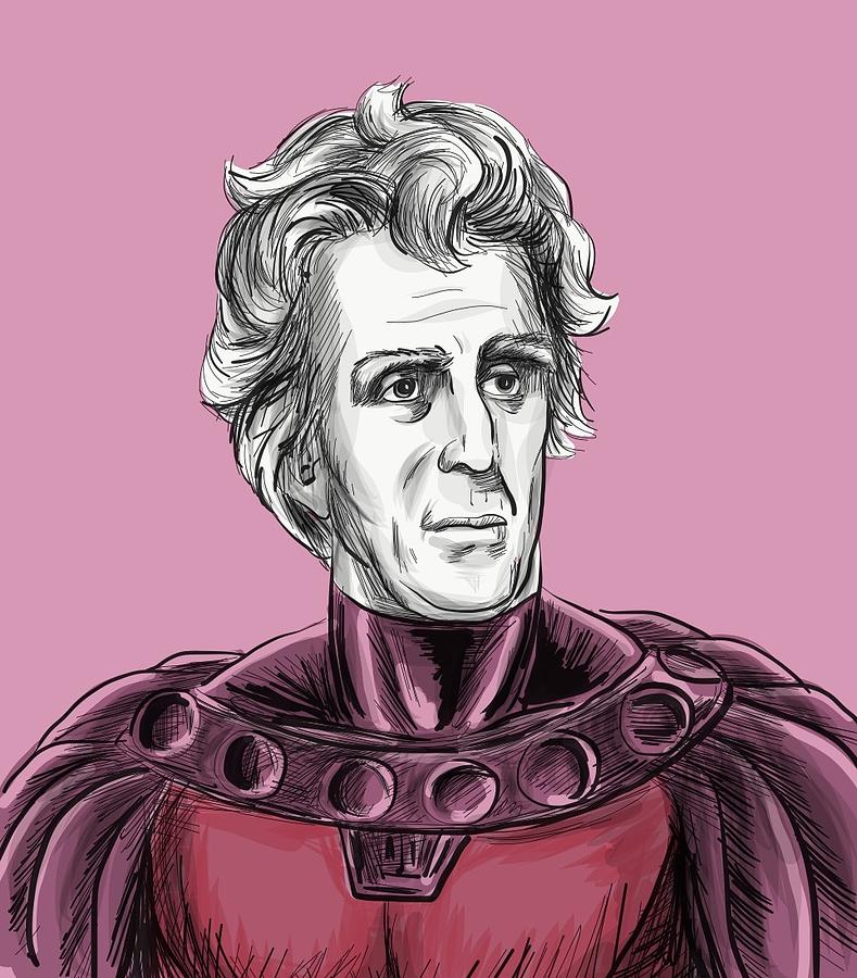 789x900 Magneto Jackson Drawing - Magneto Drawing