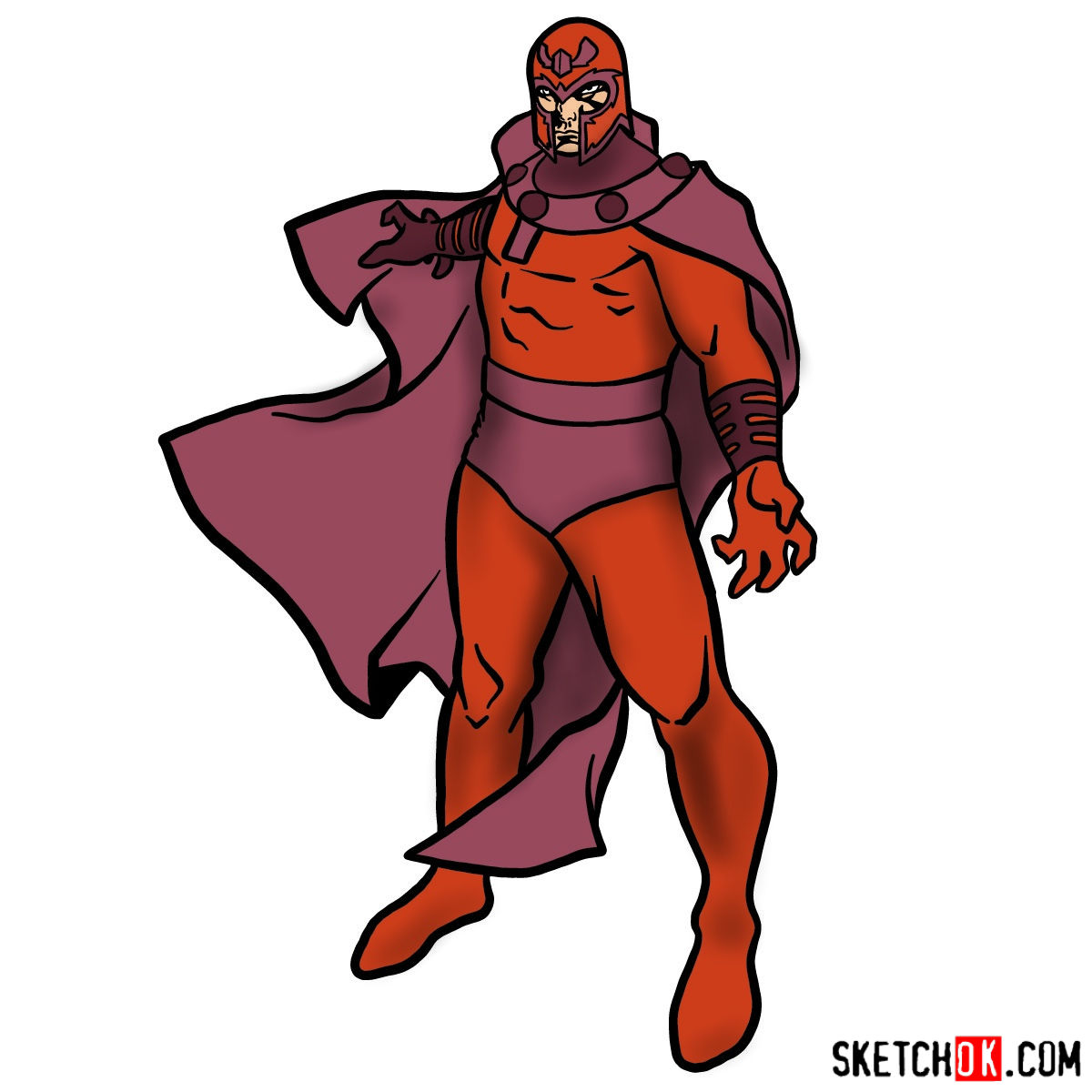 1200x1200 How To Draw Magneto - Magneto Drawing