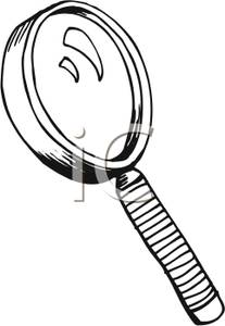 207x300 Magnifying Glass Science Clipart - Magnifying Glass Drawing