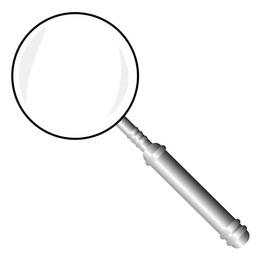 260x260 Magnifying Glass Vector Graphics To Download - Magnifying Glass Drawing