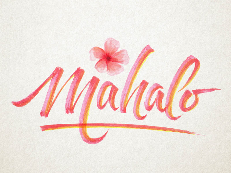 800x600 Mahalo - Mahalo Drawing