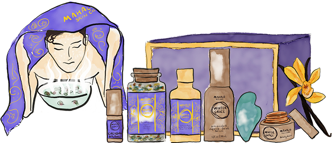 655x282 winter grace individual mahalo skin care - Mahalo Drawing