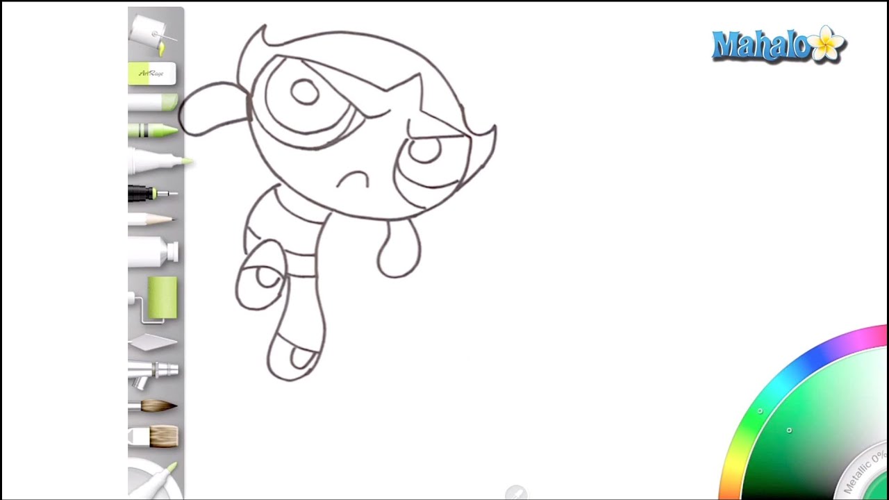 1280x720 how to draw buttercup from powerpuff girls - Mahalo Drawing