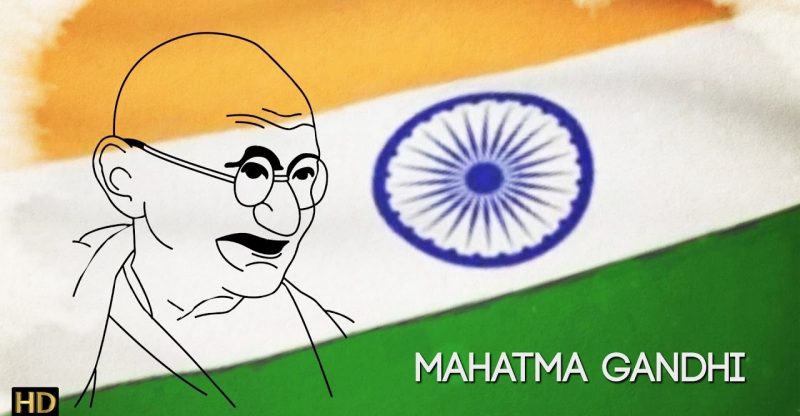 800x416 easy mahatma gandhi drawing for kids kids learning video - Mahatma Gandhi Drawing