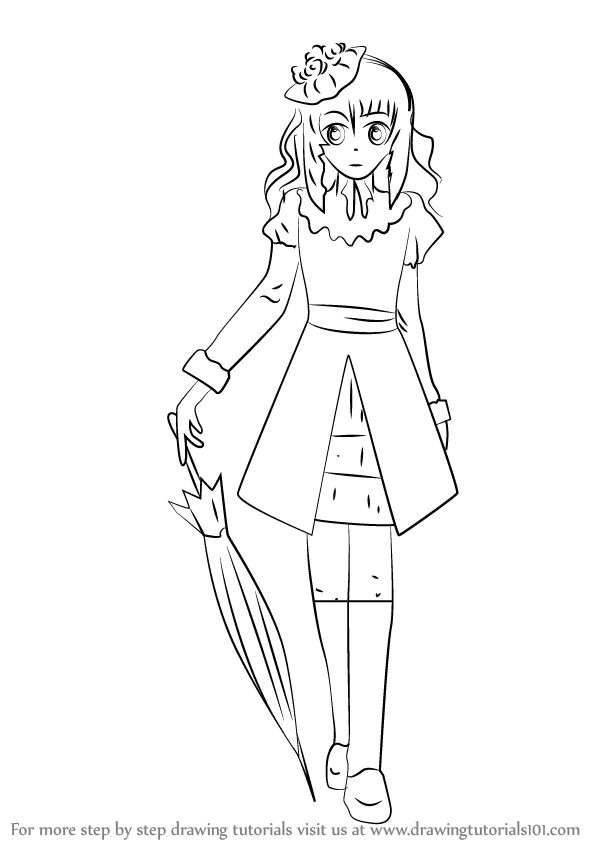 598x844 learn how to draw aoi hyoudou from kaichou wa maid sama! - Maid Drawing