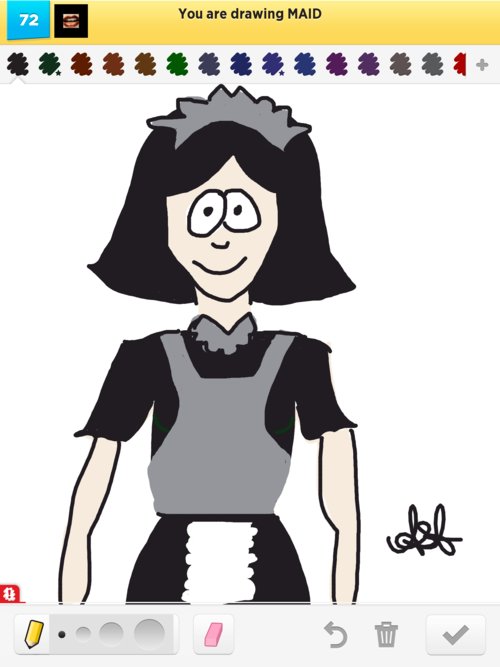500x667 maid drawings - Maid Drawing