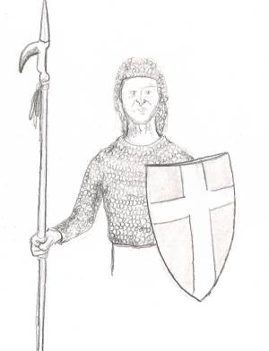 300x392 Lesson Drawing Chainmail - Mail Drawing