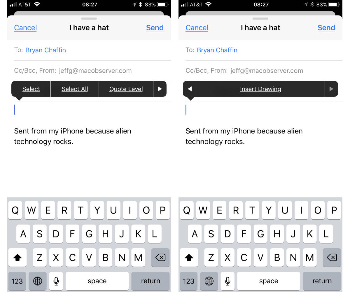 1200x1000 ios how to draw in mail - Mail Drawing