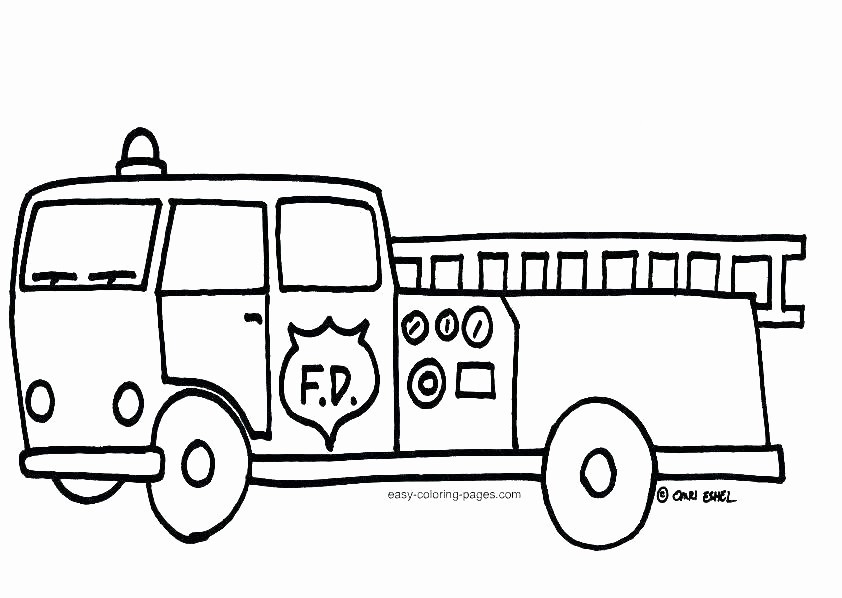 842x598 mail truck coloring page - Mail Truck Drawing