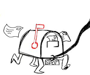 300x250 Pet Mailbox Drawing - Mailbox Drawing