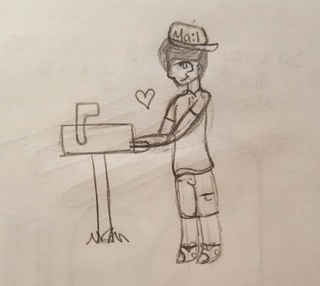 320x286 Mailbox Drawings On Paigeeworld Pictures Of Mailbox - Mailbox Drawing