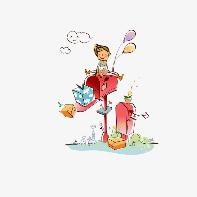 650x650 Drawing Cartoon Mailbox, Cartoon Clipart, Cartoon Characters - Mailbox Drawing