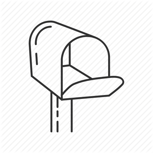 512x512 Email, Empty Mailbox, Letter, Mail, Mailbox, Message, Open Mailbox - Mailbox Drawing