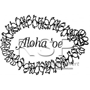 300x300 Nature Lei - Maile Lei Drawing