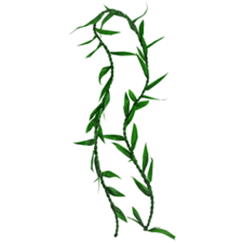 500x500 Single Ti Leaf Lei Alluvion - Maile Lei Drawing