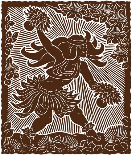 428x504 Drawings Of Maile Lei - Maile Lei Drawing