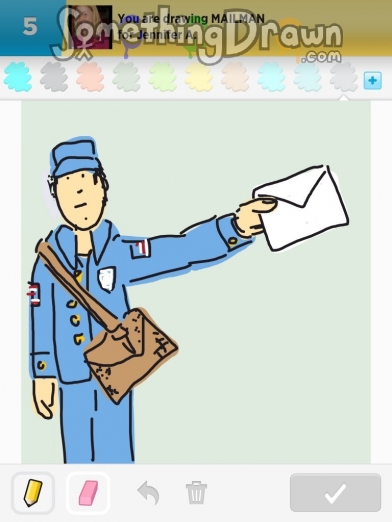 392x522  - Mailman Drawing