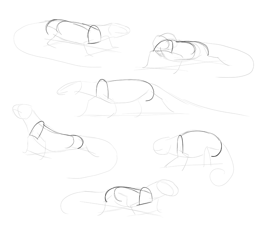 900x775 how to draw lizards - Main Drawing