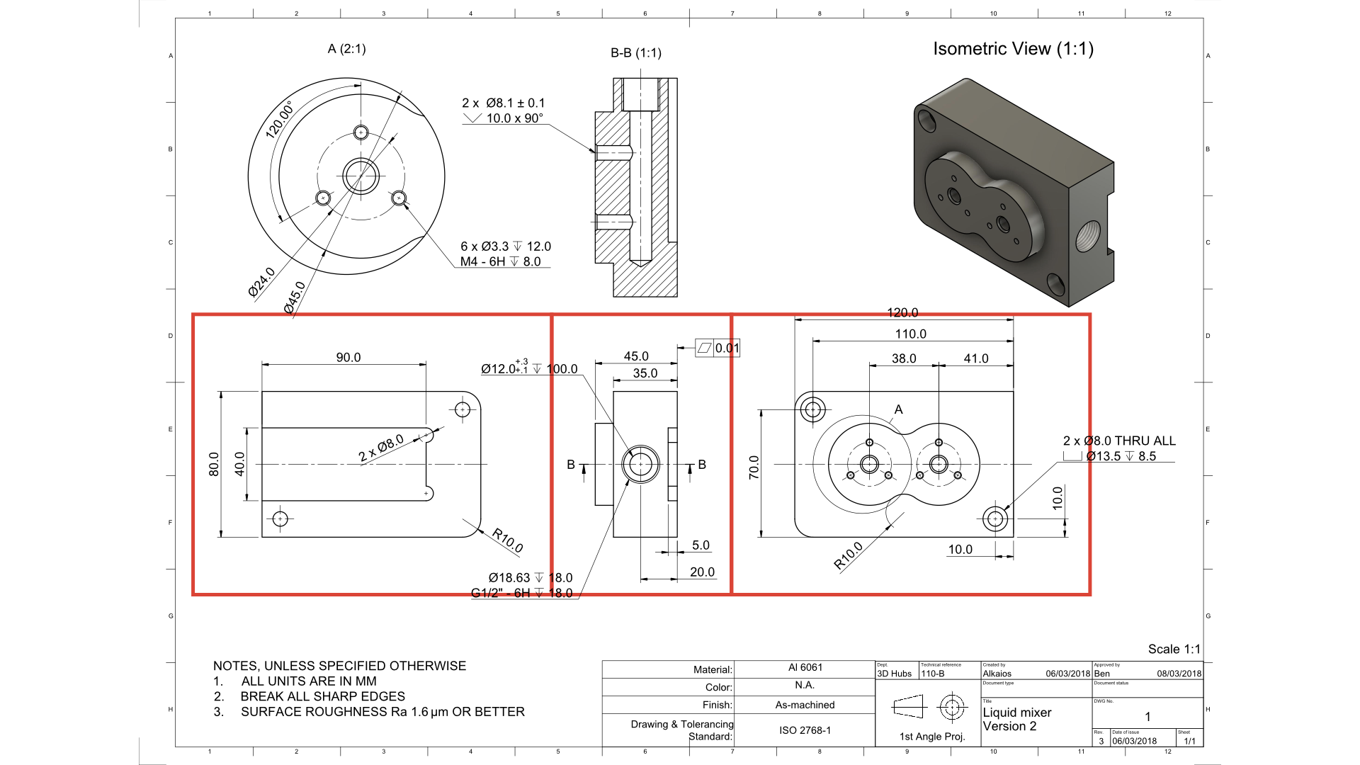 1920x1080 how to prepare a technical drawing for cnc machining hubs - Main Drawing