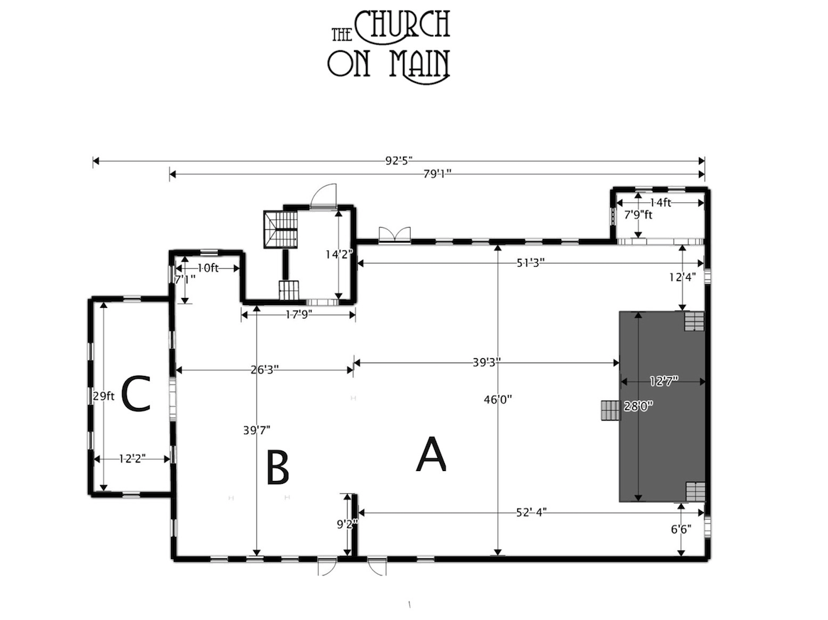 1167x874 Wedding Venue Space Chattanooga Tn The Church On Main - Main Drawing