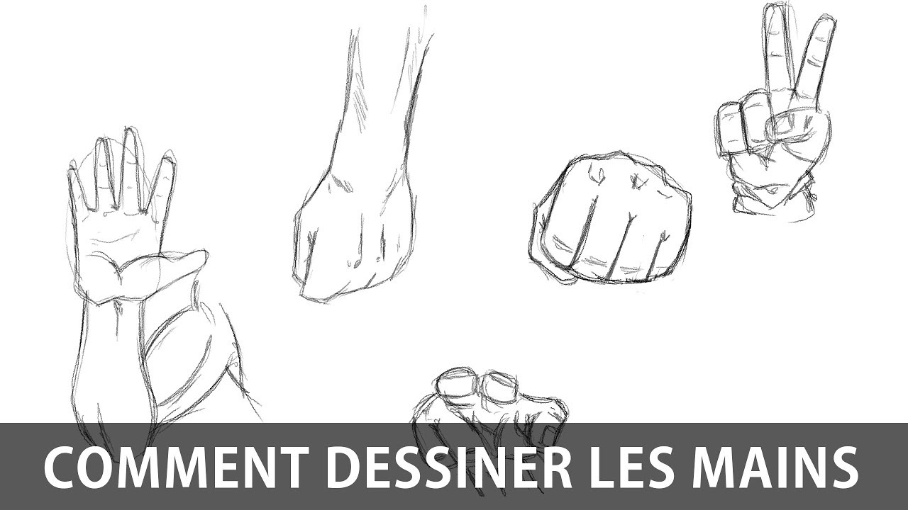 1280x720 comment dessiner les mains - Main Drawing