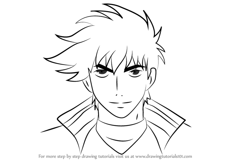 800x567 learn how to draw goro shigeno from major - Major Drawing