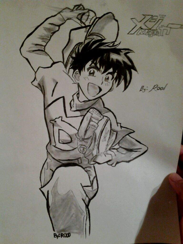 768x1024 my drawing of goro from the anime major anime amino - Major Drawing