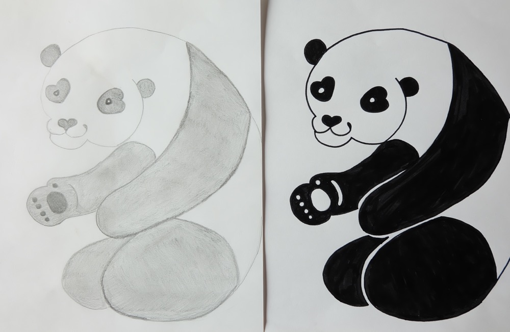 1000x651 How To Turn Your Drawings Into Rubber Stamps With The Silhouette Mint - Make A Picture Into A Drawing