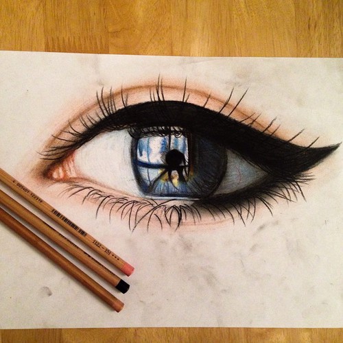 500x500 Drawing, Makeup Art Via Tumblr On We Heart It - Makeup Art Drawing