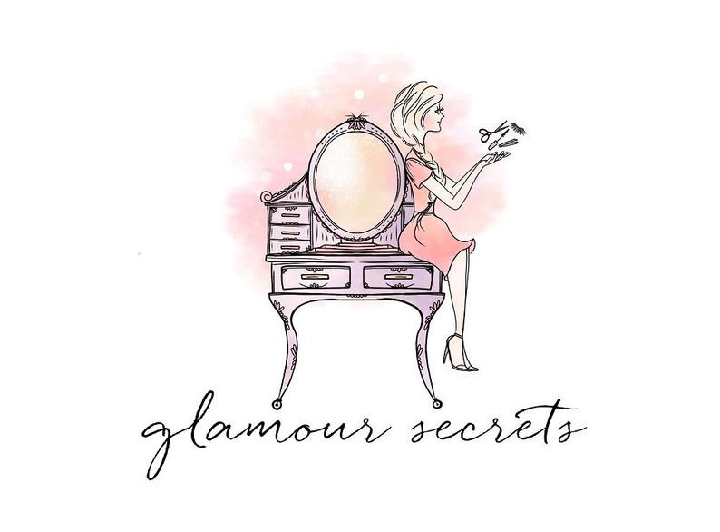 794x586 Makeup Artist Logo Design Professional Beauty Blog Vanity Girl Etsy - Makeup Art Drawing