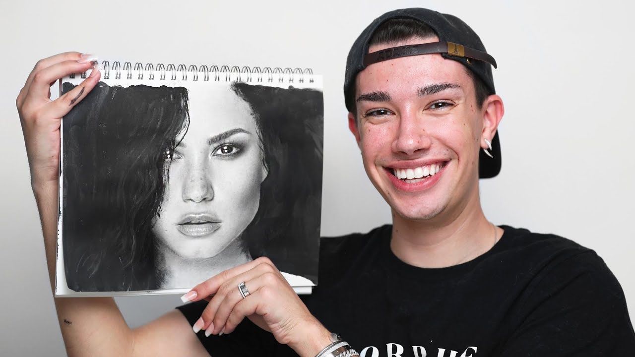 1280x720 makeup artist tries drawing - Makeup Artist Drawing