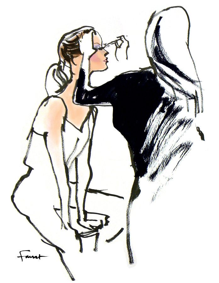 696x900 The Art Of Clifford Faust Blog Archive Makeup Artist - Makeup Artist Drawing