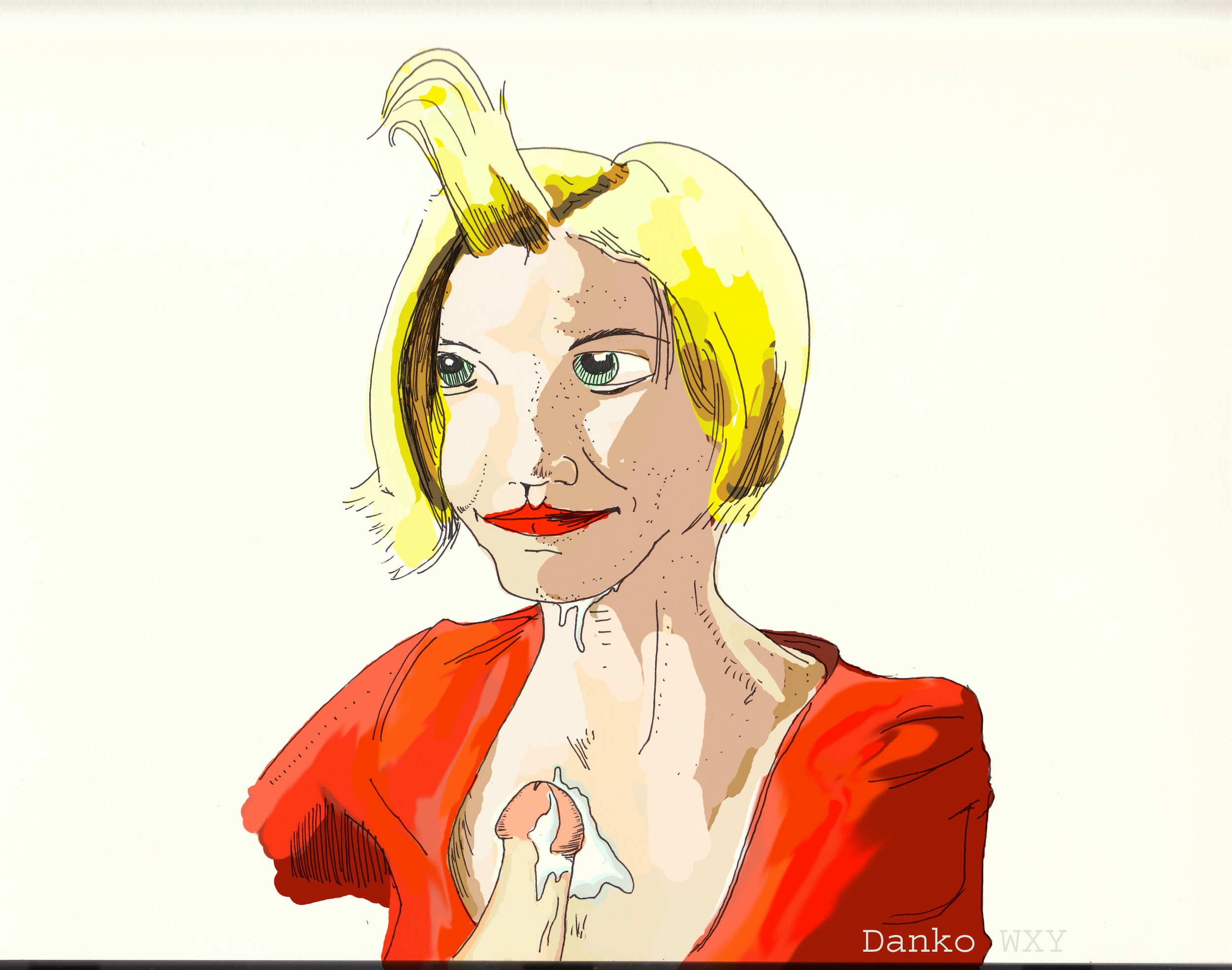 2500x1968 The Makeup Artist Daily Dirty Drawing - Makeup Artist Drawing