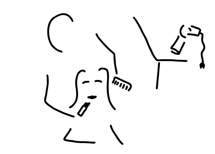 900x647 Visagist Makeup Artist Hairdresser Drawing - Makeup Artist Drawing