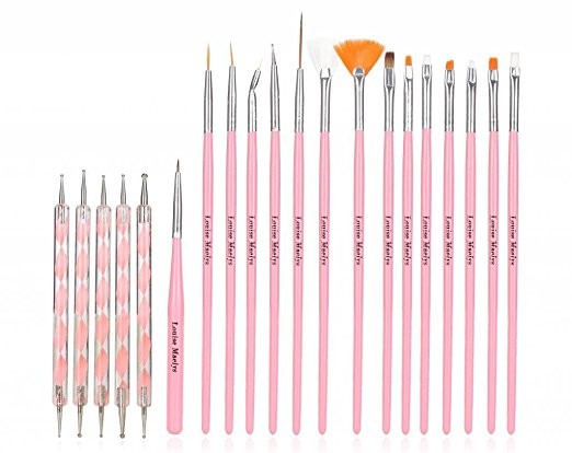 522x414 artist liner drawing pen pink makeup brush set beauty nail polish - Makeup Brush Drawing