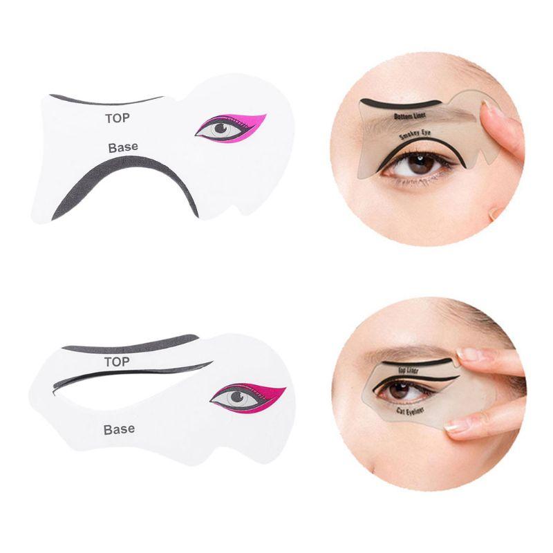 800x800 eyeliner drawing template cards fashion cosmetic tool kits smokey - Makeup Drawing Template