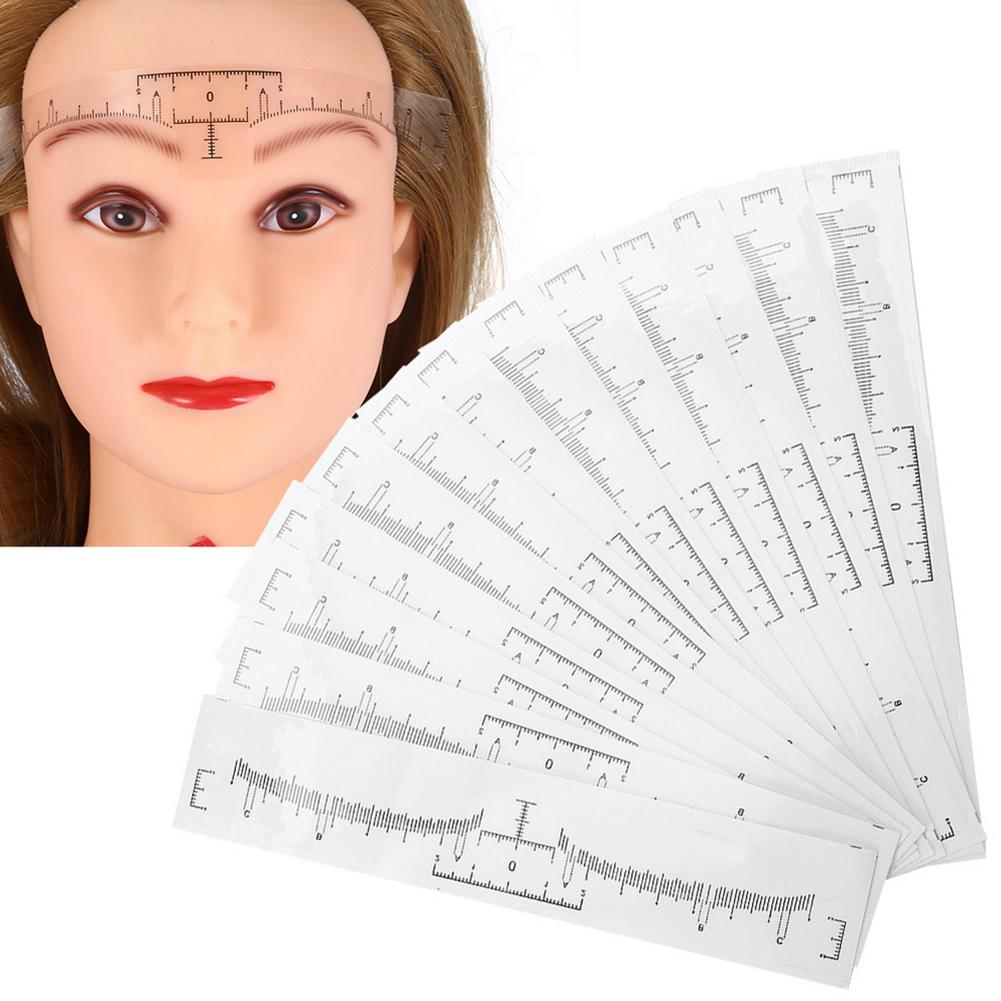 1001x1001 best seller disposable eyebrow ruler sticker eyebrow - Makeup Drawing Template