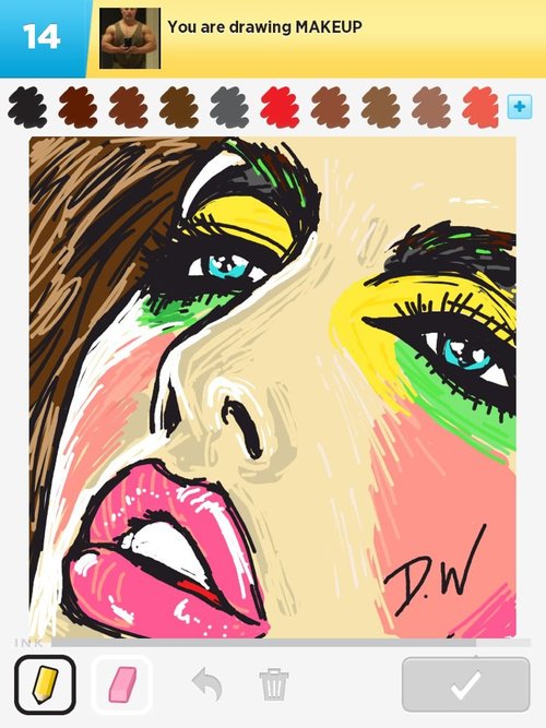 500x667 Makeup Drawings - Makeup Drawings