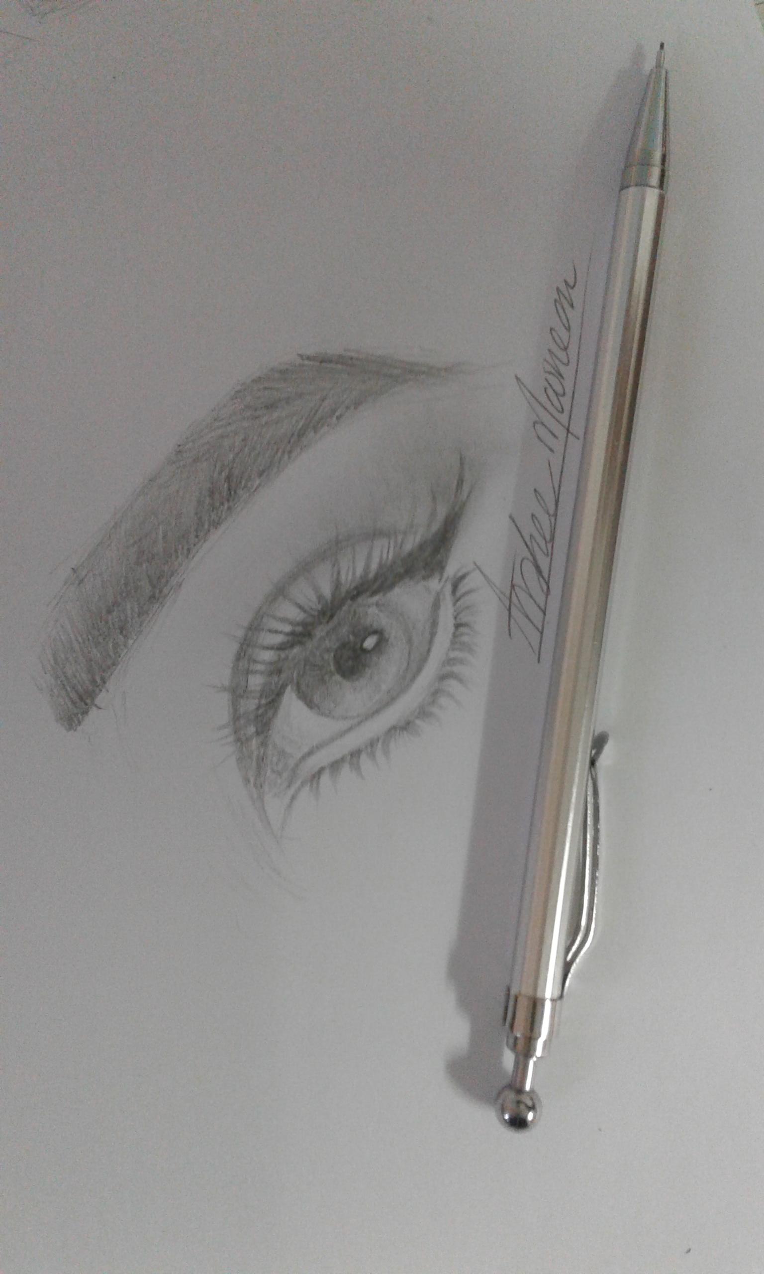 1536x2560 Simple Eye Makeup Drawing - Makeup Drawings