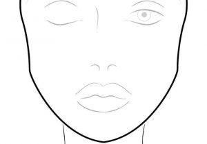 300x210 Face Drawings For Makeup - Makeup Face Drawing