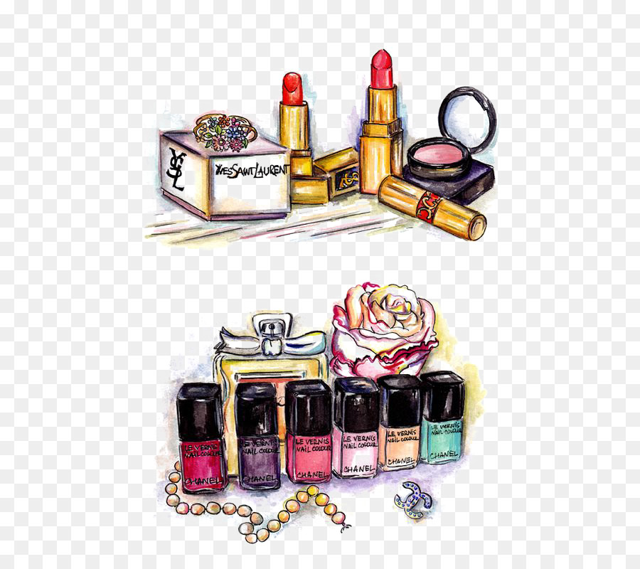 Makeup Products Drawing at Explore collection of