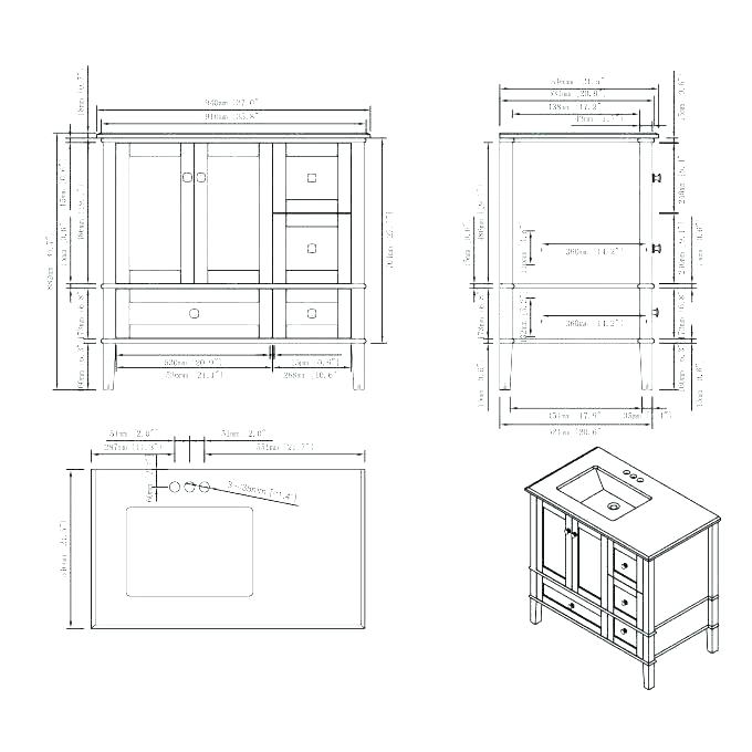 680x680 bathroom vanity height luxury beautiful with makeup counter - Makeup Vanity Drawing