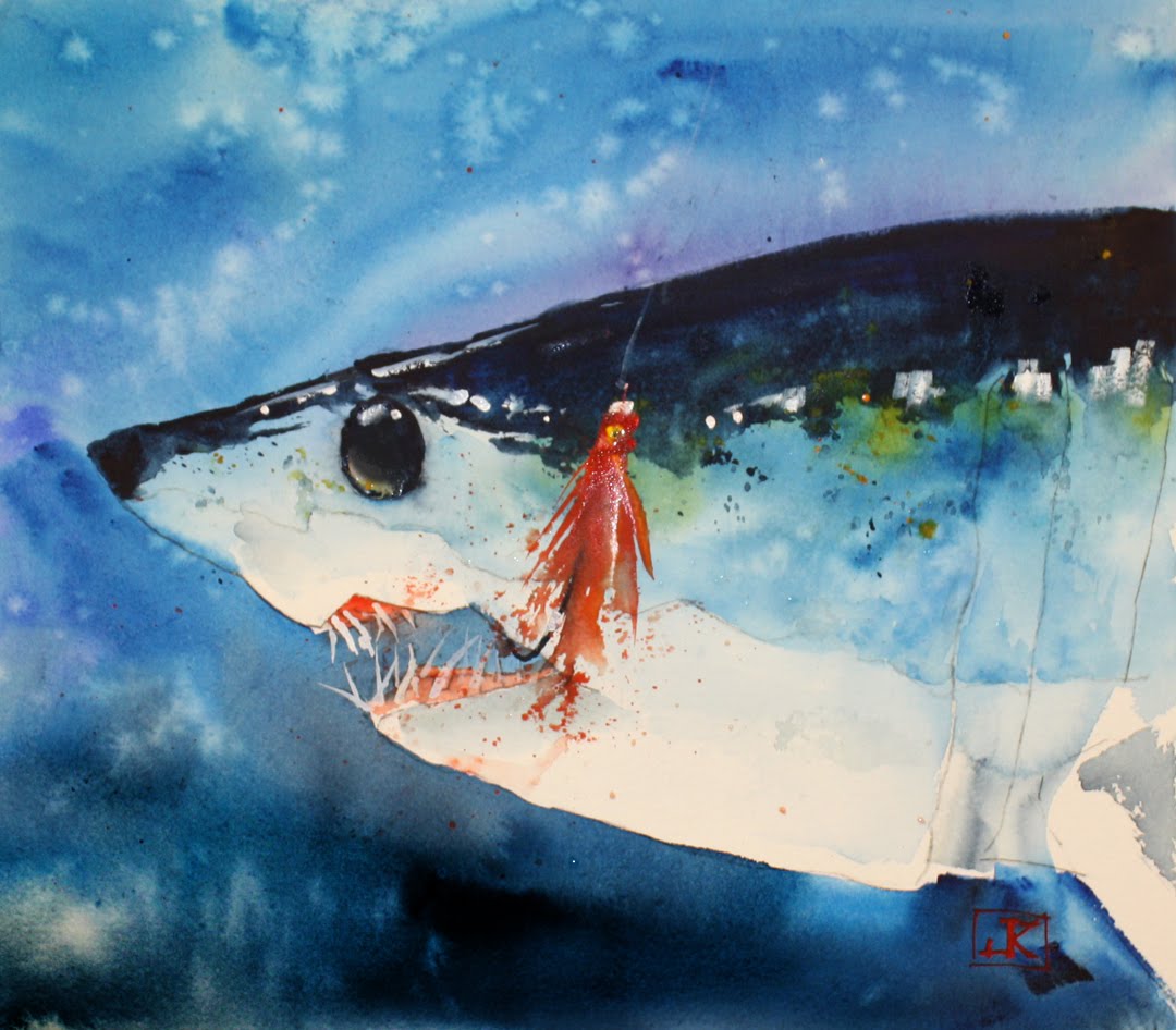 1080x946 drawing flies drawing fish mako shark - Mako Shark Drawing